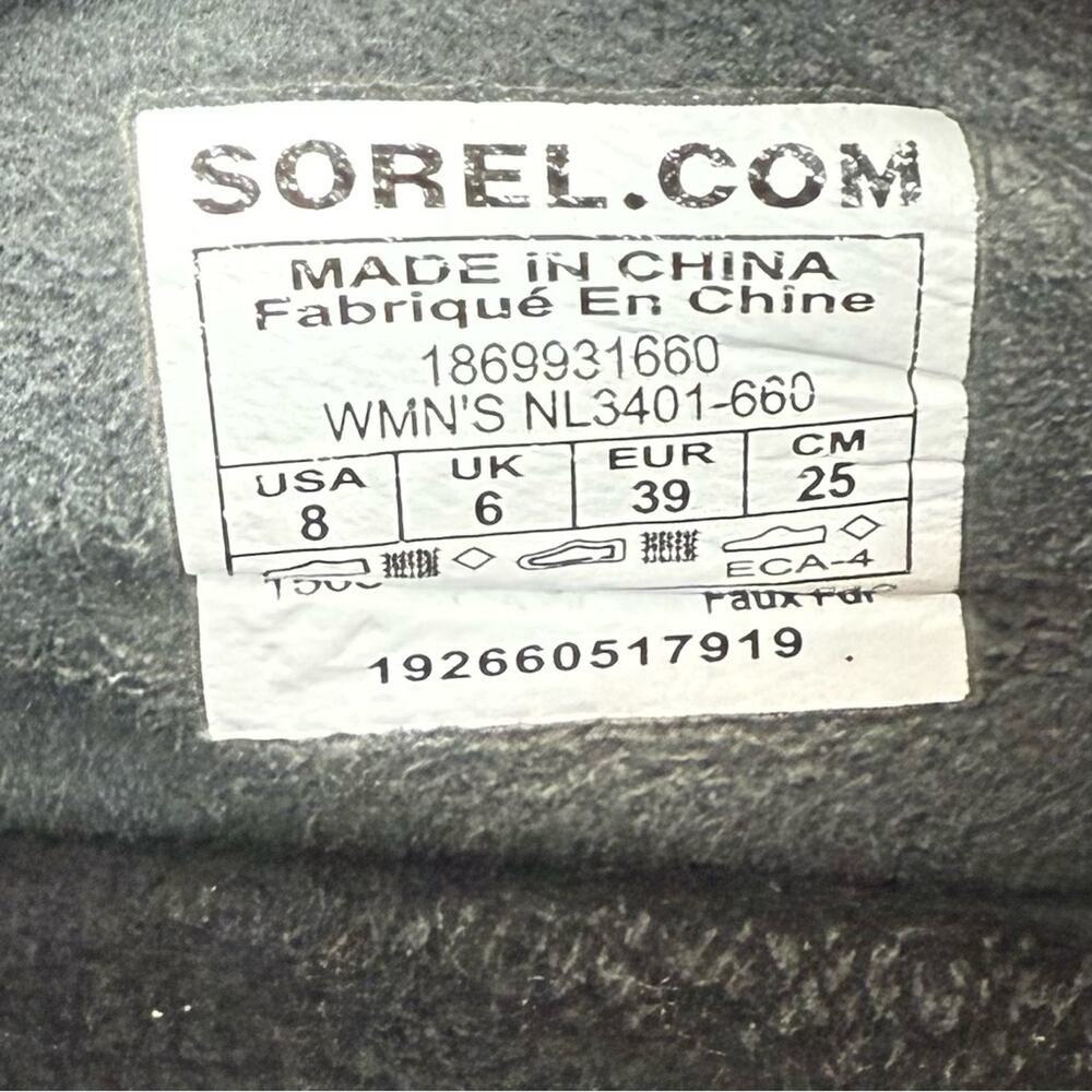 SOREL Out N About Waterproof  Red Dahlia Spring Puffy Tennis Shoe Womens 8 - Picture 14 of 16